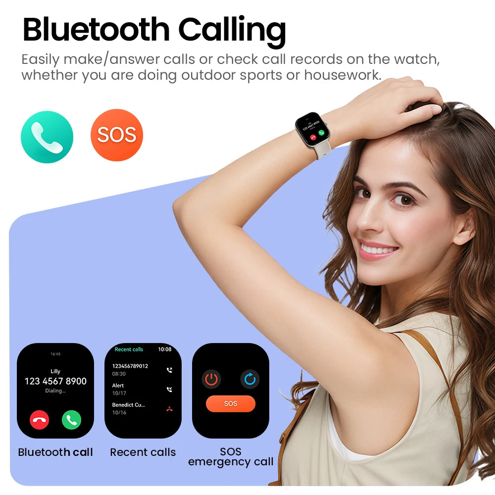 HAYLOU S6 Smart Watch – Voice Calling & Health Monitoring