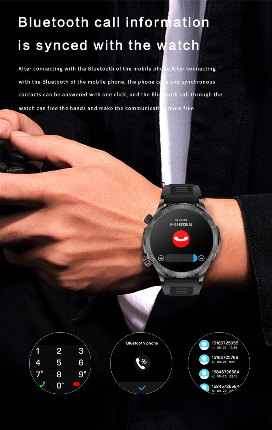 2025 GPS Bluetooth Call Smartwatch