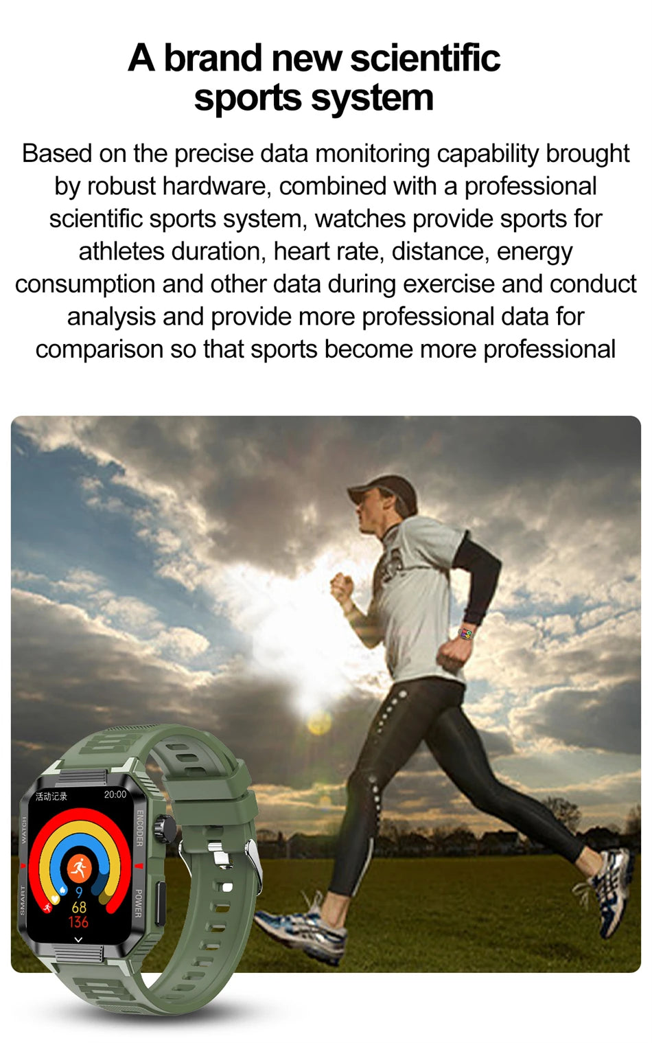 Men’s NFC GPS Smartwatch with Bluetooth Calls & 120+ Sports Modes