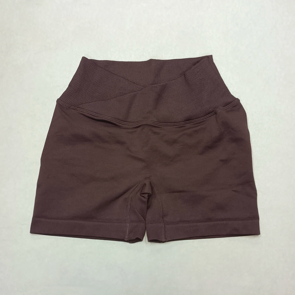 Women’s High Waist Crossover Yoga Shorts