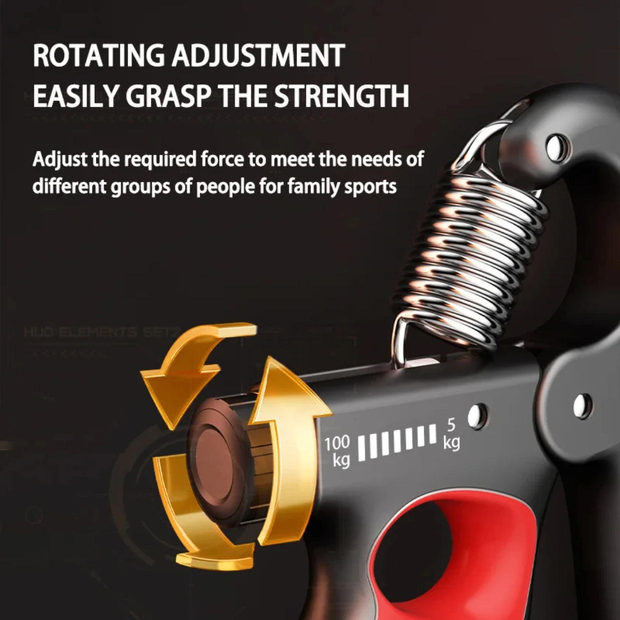 Adjustable Grip Strengthener 5–100kg