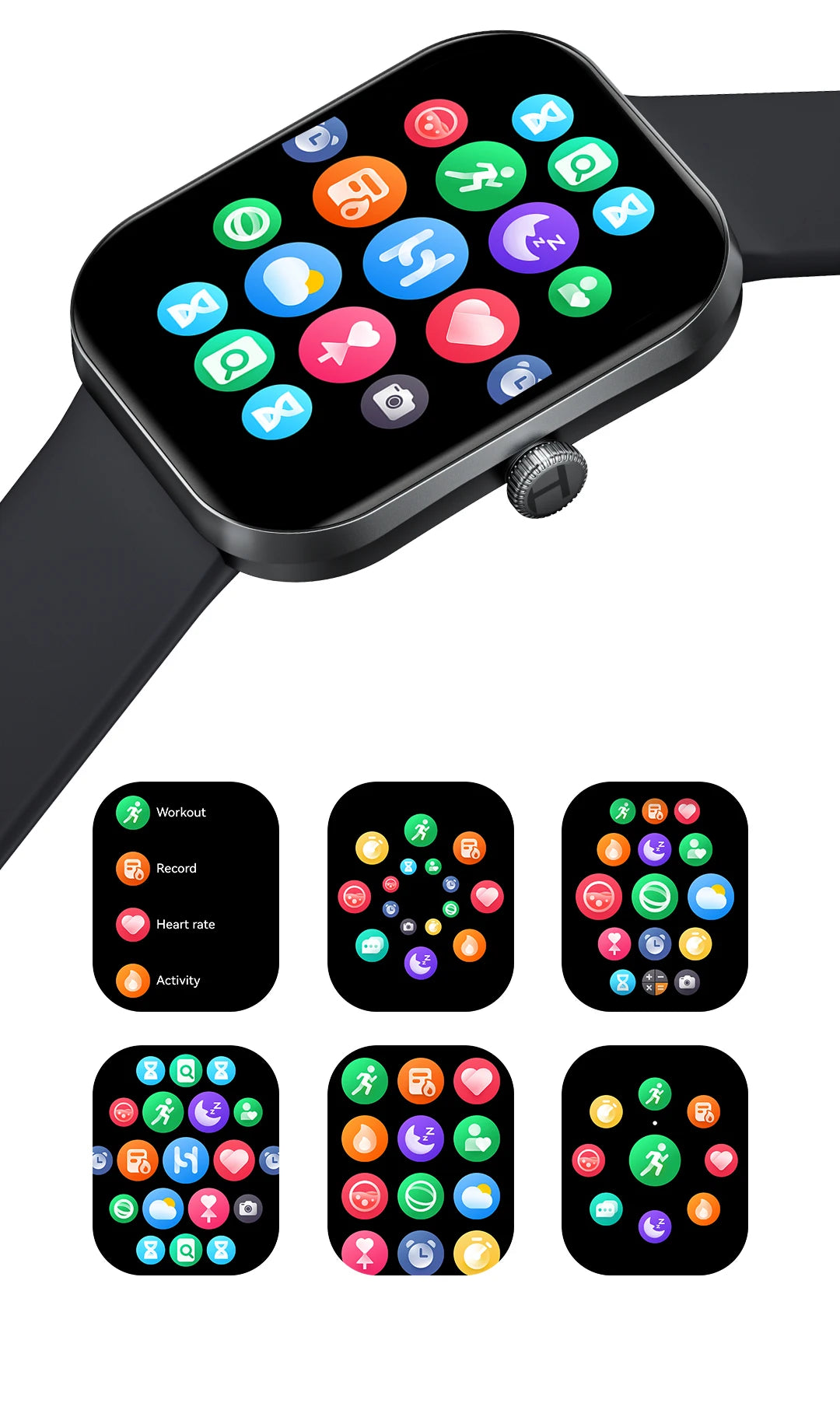 HAYLOU S6 Smart Watch – Voice Calling & Health Monitoring