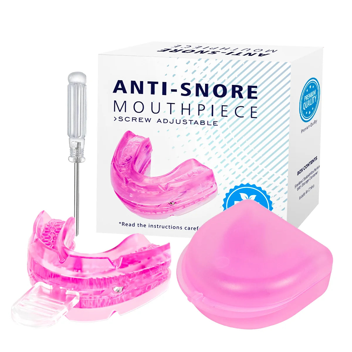 Anti-Snore Bruxism Mouth Guard – Sleep Apnea & Teeth Grinding Aid